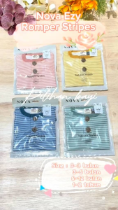 Nova Ezy Romper Stripes - Premium Romper SNI 0-2 tahun