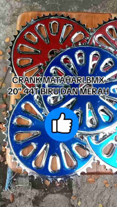 CRANK/PIRINGAN TENGAH MATAHARI 44T SEPEDA BMX