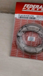 Kampas Rem Tromol & Cakram Depan Federal Paket Tipe Kode KVB & KVB 2710 Motor Beat FI, Beat Pop, Esp, Vario CBS, Scoopy Spacy