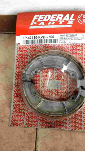 Kampas Rem Tromol & Cakram Depan Federal Tipe KVB & KVY Motor Beat Karburator
