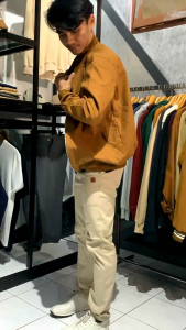 BAPIN Jaket Bomber Deluxe - Jaket Pria Jaket Kanvas Size M-5XL Degom