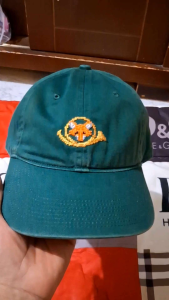 Topi Vintage Logo Rubah Lucu Smathers & Branson Original Second Warna Hijau Botol