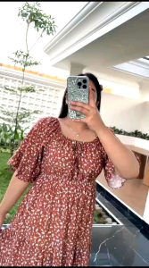 DRESS BELLA//DASTER LAILA BY ANNISA MODEL LENGAN PENDEK//DRESS PENDEK RAYON KEKINIAN