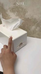 SIU. Premium - Toku 2 in 1 Tissue Dispenser Tempat Penyimpanan Tissue dan Tusuk Gigi Astetik Multifungsi