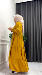Gamis Salvina ys polos susun rempel