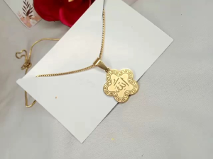 Kalung Liontin Lapadz Alloh Titanium Anti Karat