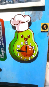 Jam Dinding Aesthetic Karakter Alpukeutt