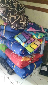Sprei Aesthetic Korean Motif Kotak & Sarban Sargul