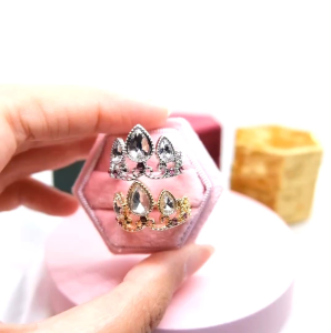 Cincin Wanita Silver Adjustable S24 | Aksesoris Pasangan | Nikah | Lamaran