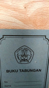 Buku Tabungan Ukuran Kecil Warna Biru Kuning Merah & Aksesori Tabungan Anak