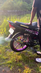 KNALPOT FIZ R FORCE STANDAR RACING PERUT HITAM spek porting  by DMG RACING