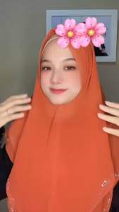 Hijab Khimar Syar'i Payet Cristal