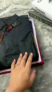 Kemeja polos Paket hemat 50 Ribu 2 pcs kemeja polos lengan pendek