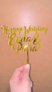 CAKE TOPPER TUSUK DEPAN CUSTOM