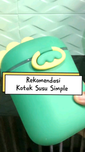 KOTAK SUSU DINO 800ML / KOTAK TEMPAT PENYIMPANAN SUSU BUBUK KARAKTER DINOSAURUS PRAKTIS