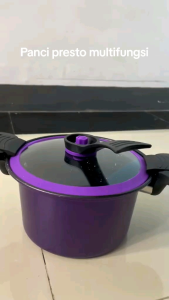 PANCI PRESTO 3.5L TEFLON 22cm PRESSURE COOKER TOTIPOTENT POT KLYO / PANCI PRESTO KYLO