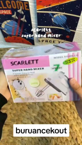 SUPER HAND MIXER PENGOCOK TELUR SCARLET