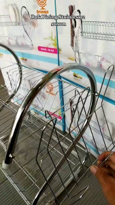 RAK PIRING 2 SUSUN / RAK PIRING BESI 2 SUSUN / RAK PIRING PRAKTIS / RAK DAPUR MULTIFUNGSI