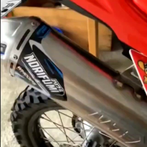 Knalpot Norifumi WHOOPS CRF 250 RALLY Rocket 4 CRF250 Full Stainless Titanium full system ORIGINAL