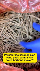 KEROPOK SEDAP SEGAR CAP IKAN MAS HARGA BORONG💯 HALAL(1KG/500GRAM)💯DIPERBUAT DARI IKAN YANG SEGARBERSIH