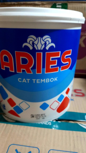 Aries Cat Tembok Isi 5 Kg Warna Putih Interior Eksterior