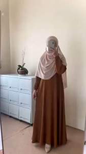 Jamilah Dress Gamis Simpel Bahan Crinkel Airflow: Pilihan Tepat Untuk Berbagai Acara