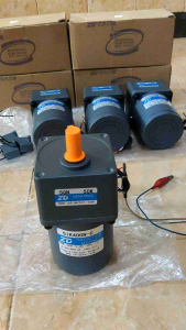 Dinamo Motor Gearbox Induksi 40W 220V AC 1:50 26 Rpm