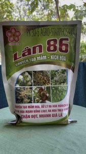 Phân bón hỗn hợp PK 30-5 agro-Starphos480 Lân 86 ( gói 1kg ) chuyên tạo mầm kích hoa