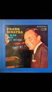 [ แผ่นเสียง Vinyl LP ] Artist : Frank Sinatra  Album : A Man And His Music  Cover : VG++ Box Set Limited Edition Numbered 2100 Disc : VG++/VG++ [ 2 LP ] Manufactured : Japan Released :  1965 Price : 2650