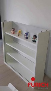 ⭕️Furich🎉รีวิวร้านแน่น📍ตู้โชว์ (เมลามีน)เปิดบน ส่งสินค้าแบบแพค ประกอบง่าย🚀ส่งทั่วประเทศ