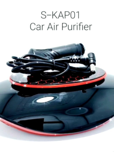 สินค้าราคาพิเศษ เครื่องฟอกอากาศในรถยนต์ Car Air Purifier S-KAP01 ขนาดเล็ก กรองควัน กรองฝุ่น PM 2.5