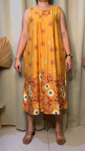 2XL TO 3XL BETTY DUSTER SLEEVELESS PAMBAHAY WITH 2 SIDE POCKETS