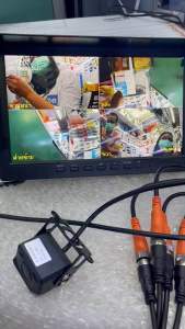 กล้องบันทึกวิดีโอ AHD DVR 360 องศา บันทึกสี่ทาง 10.1 นิ้ว 4 ช่อง 12-24v เวอร์ชั่นกลางคืน เต็มมุมมอง รถบรรทุก รถบัส 4K