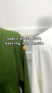 GAMIS remaja santri wanita kekinian terbaru 2023 simple dan elegan viral korean style full kancing
