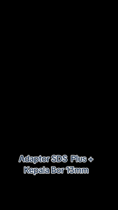 Adaptor SDS Plus + Kepala Bor Drat Drill Chuck 13mm Konektor Adapter