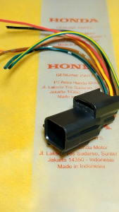 Soket saklar kanan Honda Vario 150 Vario 125 Soket kabel holder kanan Vario 125 Vario 150 bisa untuk custom atau modifikasi pin 6 original