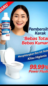 Wangi Desa Power Flush Pembersih Kerak Keramik & Toilet 1 Liter