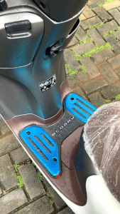 Karpet Bordes Pijakan Kaki Honda New Scoopy 2021-2023 Step Floor 100% AHM
