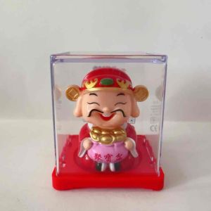 Fengshui Solar Wealth God God Of Wealth Cai Shen Yeh with Wealth Pot Money Bar Ingot Living Room Home Decoration
