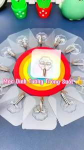 BỘ 10 MÓC TREO DÁN TƯỜNG ĐA NĂNG CHỊU LỰC TỐT SIÊU DÍNH- MÓC DÁN TƯỜNG GIÚP KHÔNG GIAN GỌN GÀNG