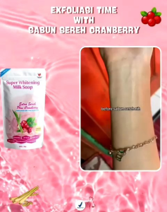 Super whitening milk soap Sabun sereh