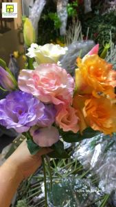 Hoa lan cát tường giả hoa lụa đẹp cao cấp