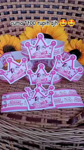 Topi ultah hello kitty isi 20 pcs +desain foto anak (Bahan premium glosy)Topi pesta/Topi ulang tahun anak/Topi ultah karakter/Topi ultah custom