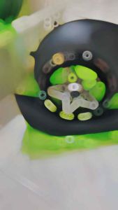 Tutup Kipas Mesin & Spiner Motif Bintang Timbul Alumunium CNC PNP Yamaha Mio m3 Mio S Mio Z Fino 125 Xride