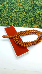 Kalung tasbih kayu secang original C382