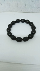 Gelang Kayu KELOR HITAM MODEL OVAL A67