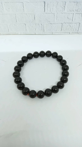 gelang kayu KELOR HITAM MODEL BULAT A61