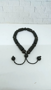 gelang kayu KELOR HITAM BULAT KOMBINASI TABUNG A62