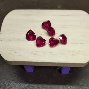 Ruby Heart Shape