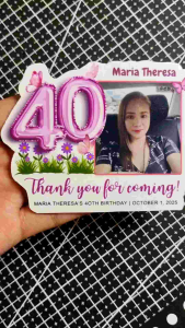 NUMBER SHAPE REF MAGNET | SOUVENIRS AND GIVEAWAYS FOR BIRTHDAYS AND CHRISTENING AND OTHER EVENTS